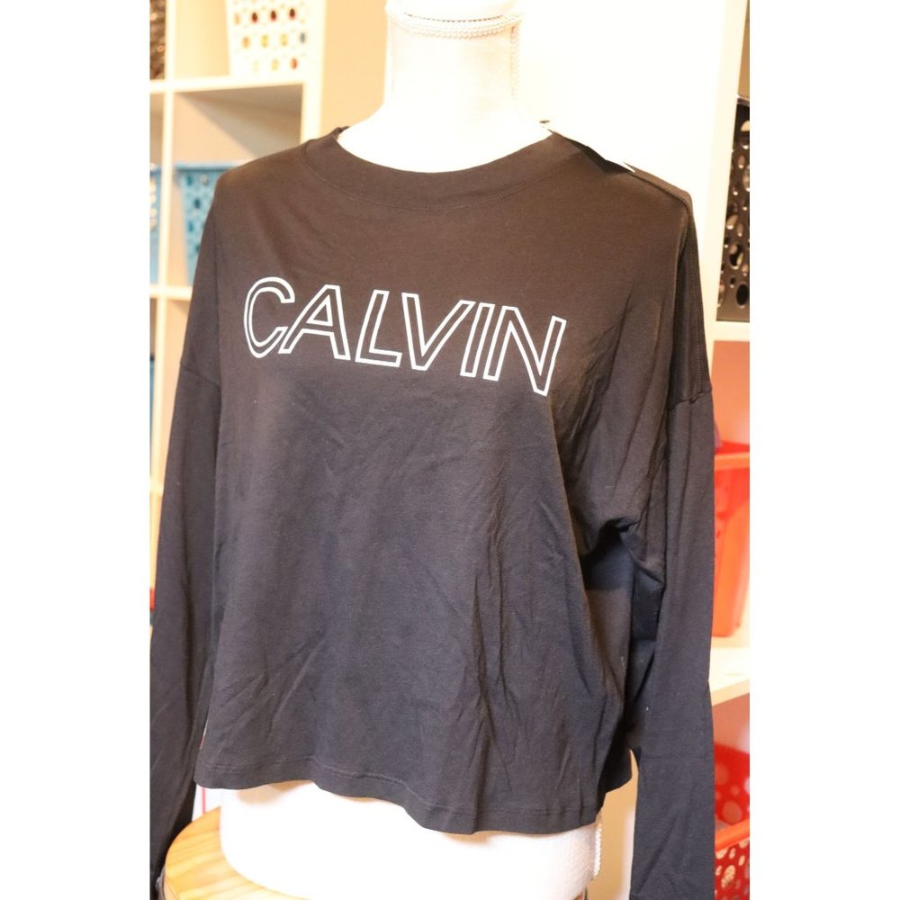 Calvin Klein Performance Black Light Sweater NEW L
